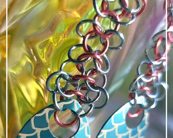 Pendientes de aluminio anodizado