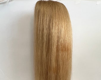 Wig, Real Human Hair, Long Blond Doll Wig or Hair Extension -18" long! (Check out my 5-star reviews!)