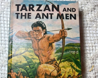 Tarzan and The Ant Men, Edgar Rice Burroughs,1952 Grossett & Dunlap publisher, Excellent Condition, Ship Free, Please See my 5-Star Reviews!