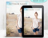 Premade Young Adult Romance Book Cover:  eBook Design, First Love, Swoony,
