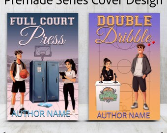 Paquete de ebooks de comedia romántica deportiva con portada prediseñada. Duología