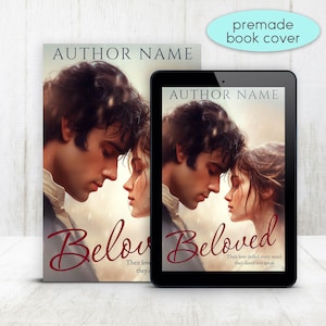 Romanze Buchumschlag Design, Regency-inspirierte vorgefertigte eBook-Cover, Romanze-Cover, historische Romanze-Cover