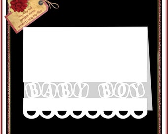327 Baby Boy Card  *Multiple MACHINE Formats*