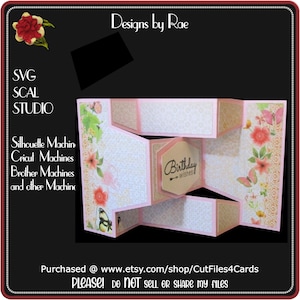 Wenskaart 967 sluitervouw *meerdere MACHINE-indelingen*