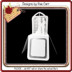 906 Wedding Box Card *Mehrere MASCHINENFORMATE*
