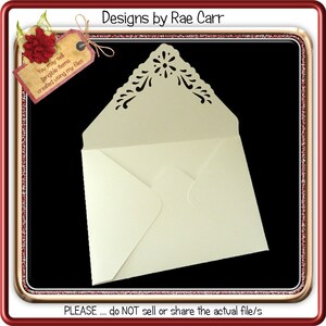 908 Dois envelopes elegantes | tamanho considerável | Envelopes para cartões comemorativos | svg | fcm | mtc | scal | wpc | cricut | silhouette | brother