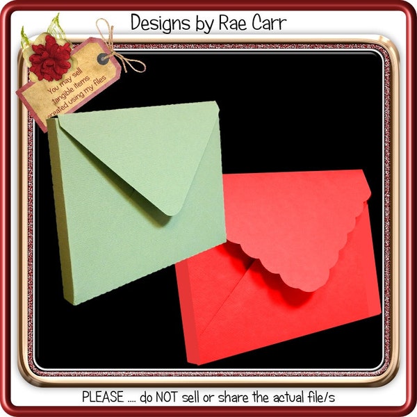 508 Dimensional Card Envelopes | greeting card boxes | envelope box | svg | fcm | mtc | scal | wpc | cricut | silhouette | brother