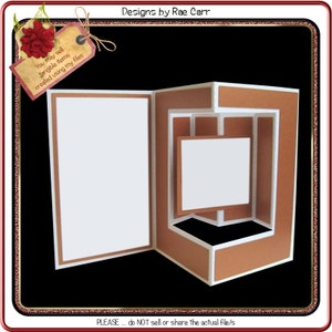 492 Fancy Folded Card Cutting File *Multiple MACHINE Formats*