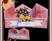 971 Fancy Fold Shaped Greeting Card  *Multiple MACHINE Formats*