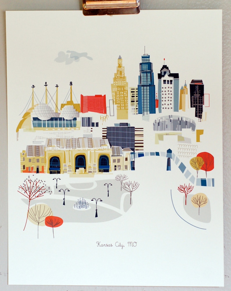 Kansas City, MO City Print image 4