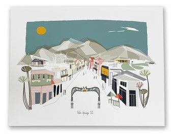 Palm Springs  City Print
