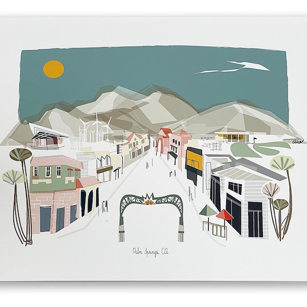 Palm Springs  City Print