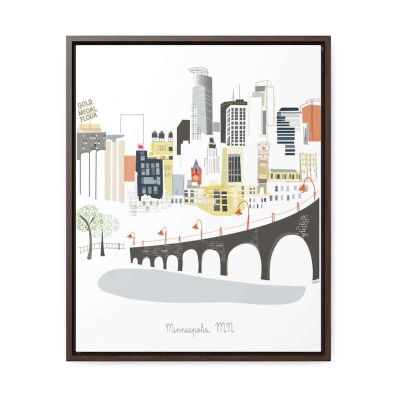 Minneapolis, MN City Print image 2