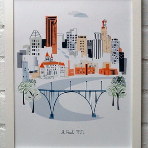 Saint Paul, MN City Print image 2