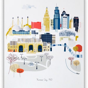 Kansas City, MO City Print image 1