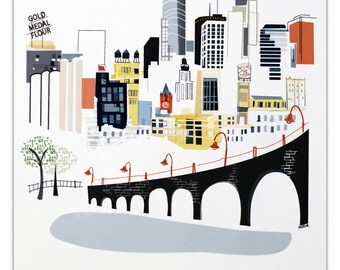 Minneapolis, MN  City Print