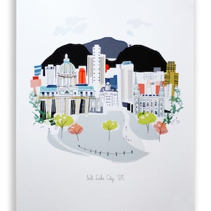 Salt Lake City, UT  City Print