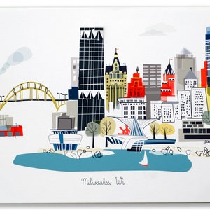 Milwaukee, WI  City Print