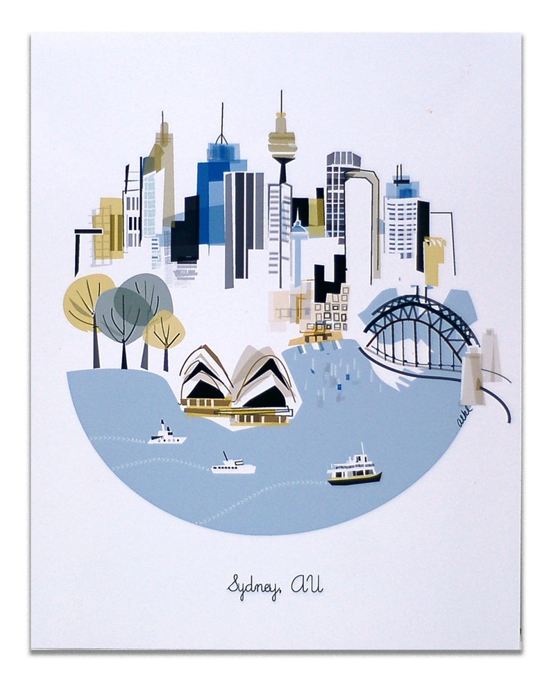 Sydney, AU City Print image 1