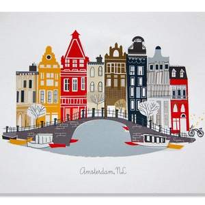 Impression de la ville d'Amsterdam