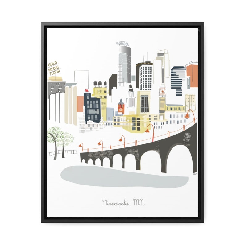 Minneapolis, MN City Print image 4