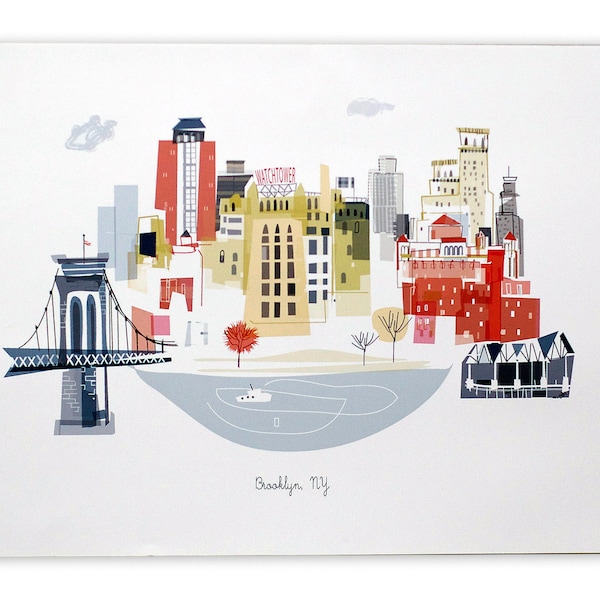 Brooklyn, NY  City Print