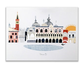 Venice, IT City Print  City Print