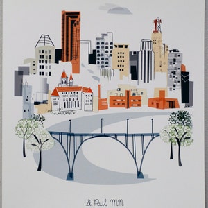 Saint Paul, MN City Print image 5