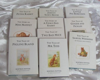 Beatrix Potter Series Book 2002 // YOUR CHOICE // Hard Cover w Dust Jacket // Peter Rabbit Miss Moppet Ginger Pickles Pigling Bland Mr Tod