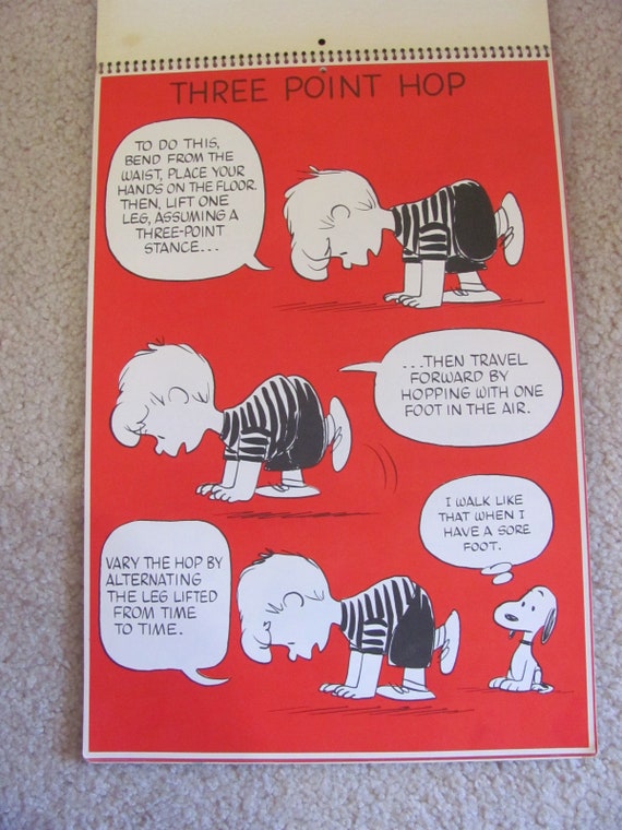 Peanuts Original Vintage School Classroom Poster Circa Etsy