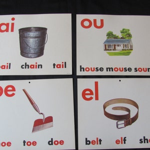 Old School grote flashkaartposter - klinkers - keuze uit emmer met schoffelriem