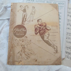Original Vintage Pee-Chee Portfolio Folder for School Classroom Circa 1960's #7500