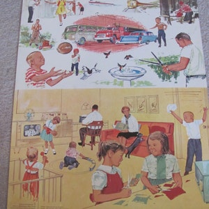 Sounds - vintage geïllustreerde klaslokaal schoolposter -- 11 x 14" kinderen muziek muur kunst schoolboek - veel om uit te kiezen!