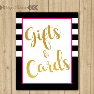 Gifts Sign Printable Sign Gifts and Cards Sign Baby - Etsy