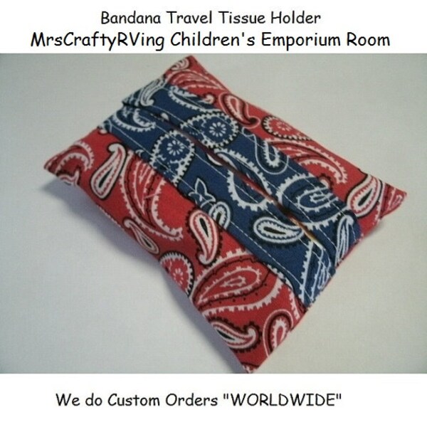 Snot Catcher Travel Tissue Holder Bandana