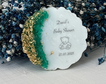 Baptism favors for guests, Baby Shower Favors, Birthday magnet gift, Christening, Wedding Party Favors, Resin Magnet, Epoxy Magnet favors
