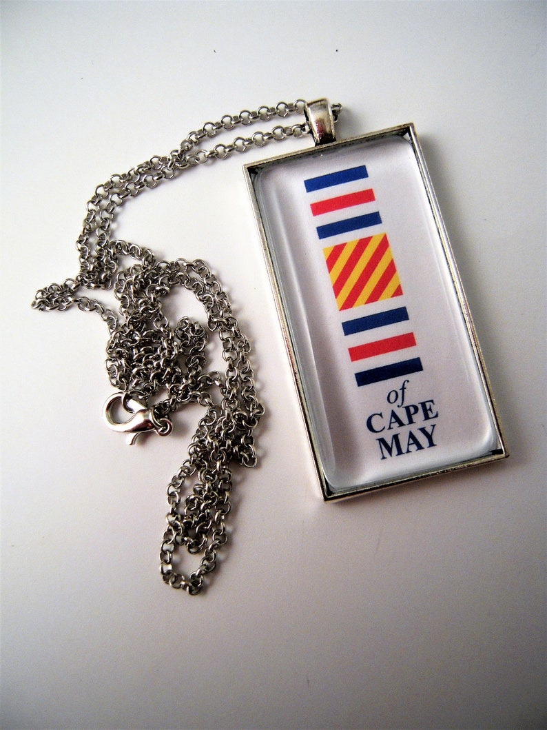Custom Nautical Jewelry Signal Flags Necklaces Pendants Yacht Etsy