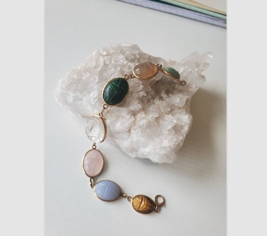 Vintage Scarab Bracelet