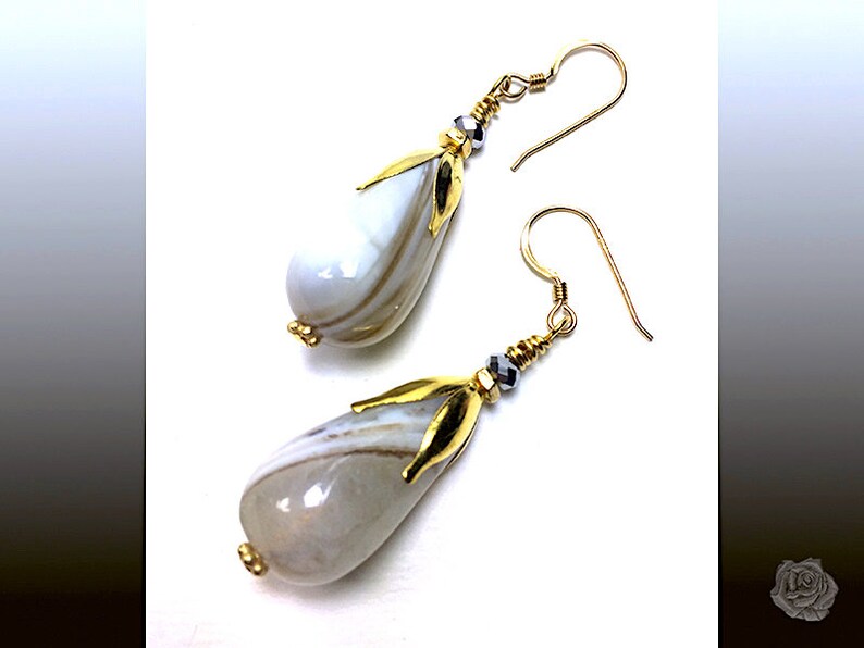 Leverback Earrings 6mm Green Canadian Jade Rounds 12mm Champagne Glass Pearls Pewter and Silver Spacers BallPins Sterling Silver Lever Backs