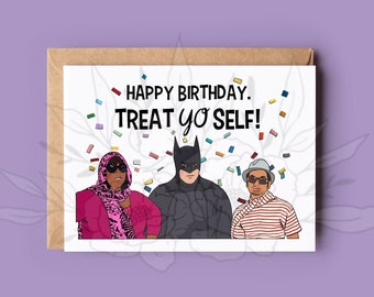 Funny Treat Yourself  Birthday Card, Happy Birthday, Special Day, Self Care
