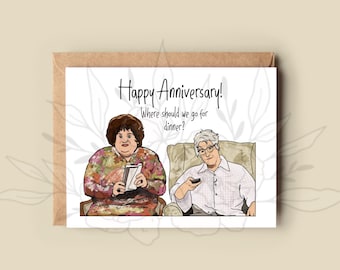 Funny SNL anniversary card, Happy Wedding Anniversary, Funny Anniversary Card, Valentines Card