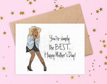 Simply the Best Mothers Day Card: Happy Mothers Day, Greeting Card for Mom