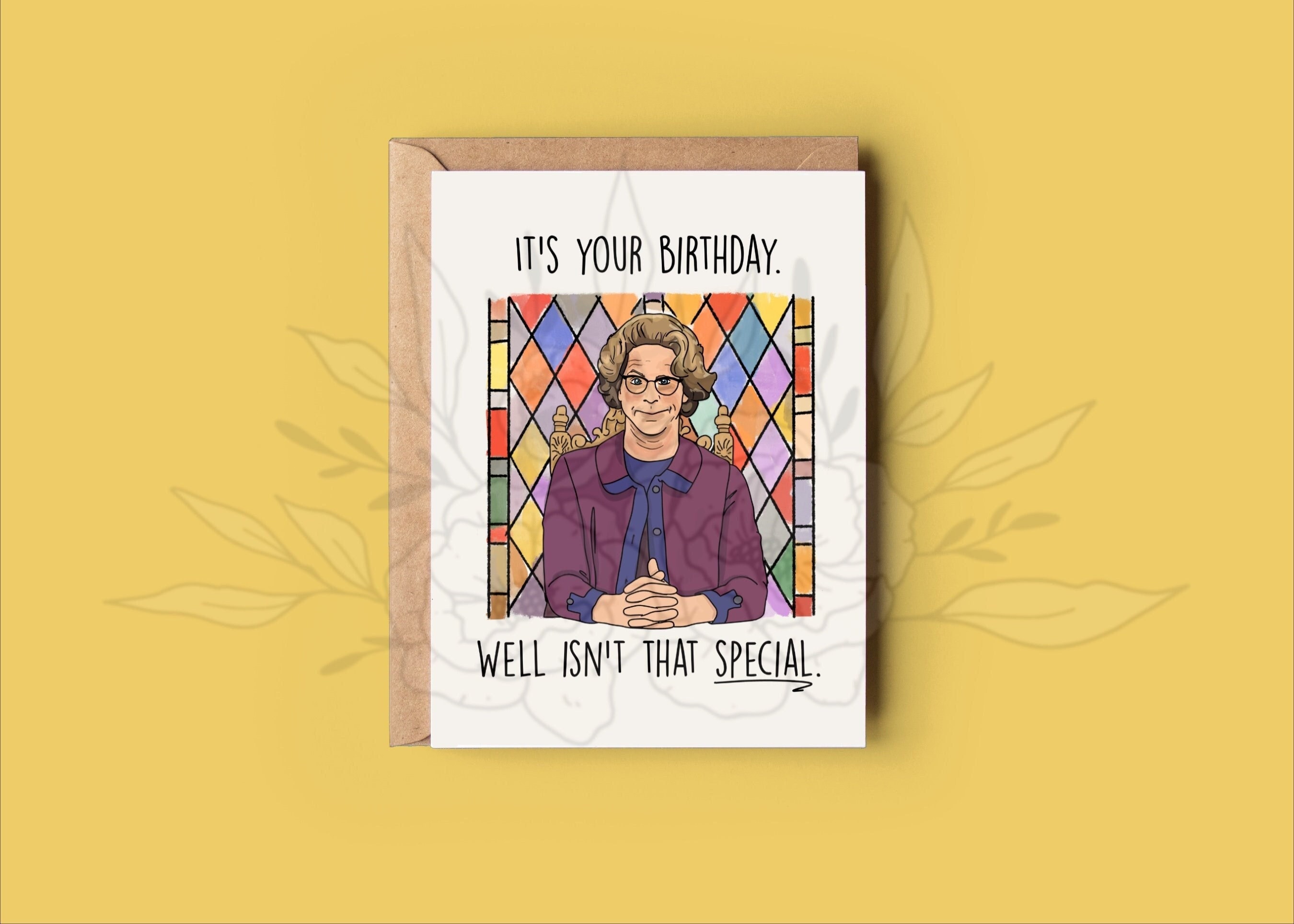 Funny SNL Church Lady Birthday Card Funny Greeting Card - Etsy