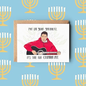 Funny Chanukah Card: Yarmulke Song, Happy Holidays