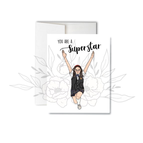 Superstar Card Funny Card Valentine Greeting Card You - Etsy Finland