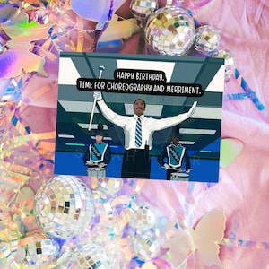 Marching Band Milchick Inspired Birthday Card, Pop Culture Birthday Card, Office Birthday