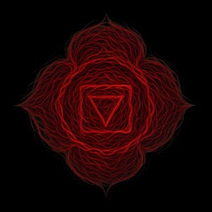 Camiseta del despertar del chakra raíz / Camiseta de energía Muladhara / Ropa de sanación espiritual / Sombras internas