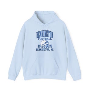 Custom Bennington Football Hoodie, Unisex Sweatshirt, Sports Apparel, Team Spirit Wear, Gift for Football Fans, College Sweatshirt