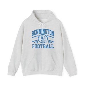 Bennington Football Hoodie - Vintage Style, Unisex Sweatshirt, Perfect for Game Days, Sports Events, Casual Wear, Gift for Fans