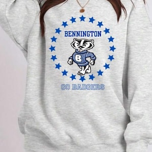 Sporty Mascot Crewneck Sweatshirt, Cozy Sweater, Perfect for Game Day, Team Spirit, College Apparel, Unisex Gift